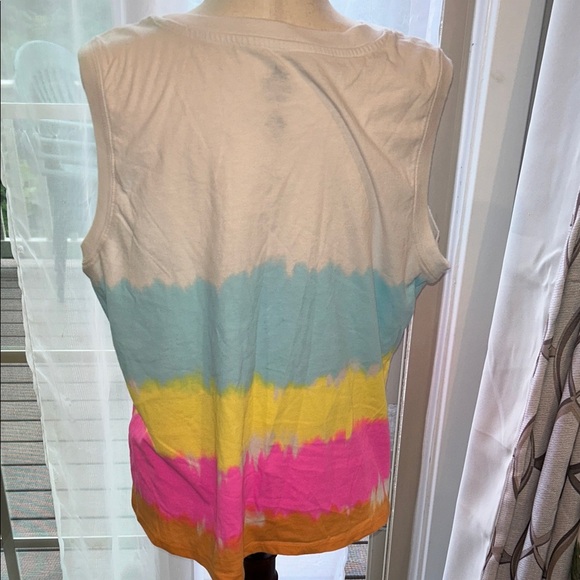 NEW Disney Parks Magic Castle So Good So Happy Tie Dye Tank Women’s XL - Picture 4 of 5